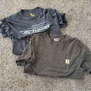 Carhartt Men’s Gray and Brown T-Shirts